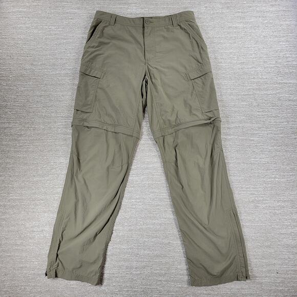 REI Co-op Convertible Hiking Pants 36x34 Khaki Outdoor Trekking Adventure Scouts - Picture 1 of 16